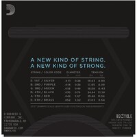 D'Addario NYXL Electric Guitar String Set 11/52