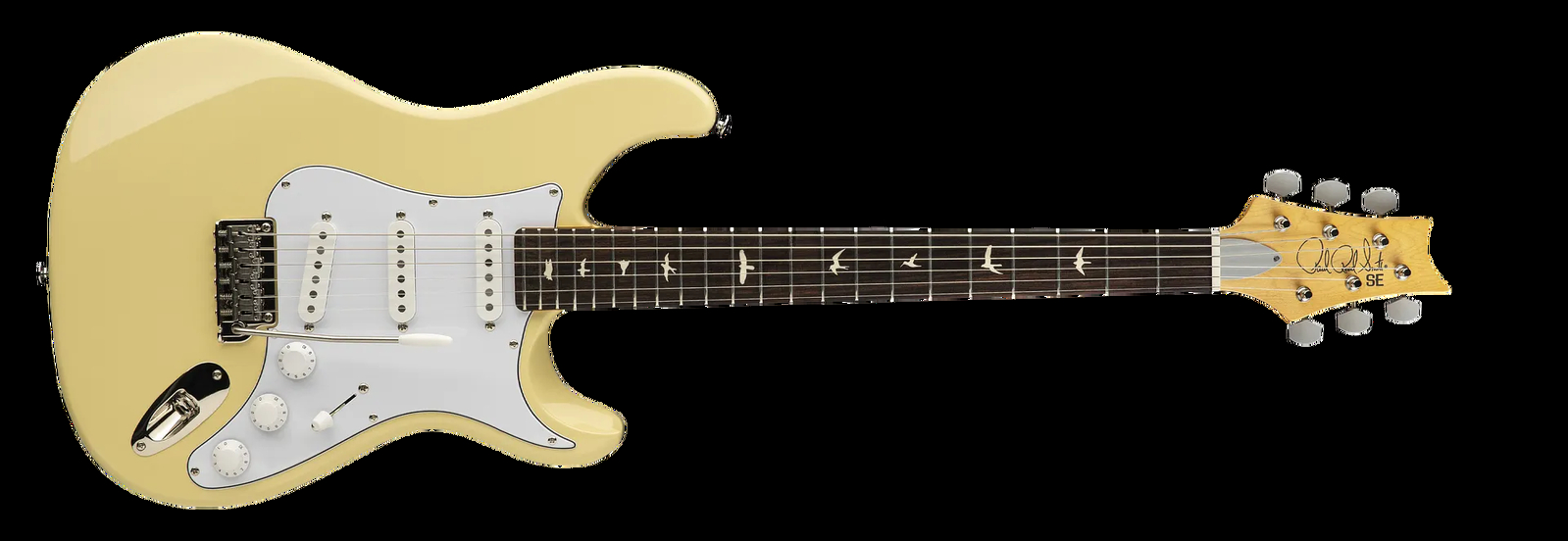 PRS SE John Mayer Silver Sky in Moon White
