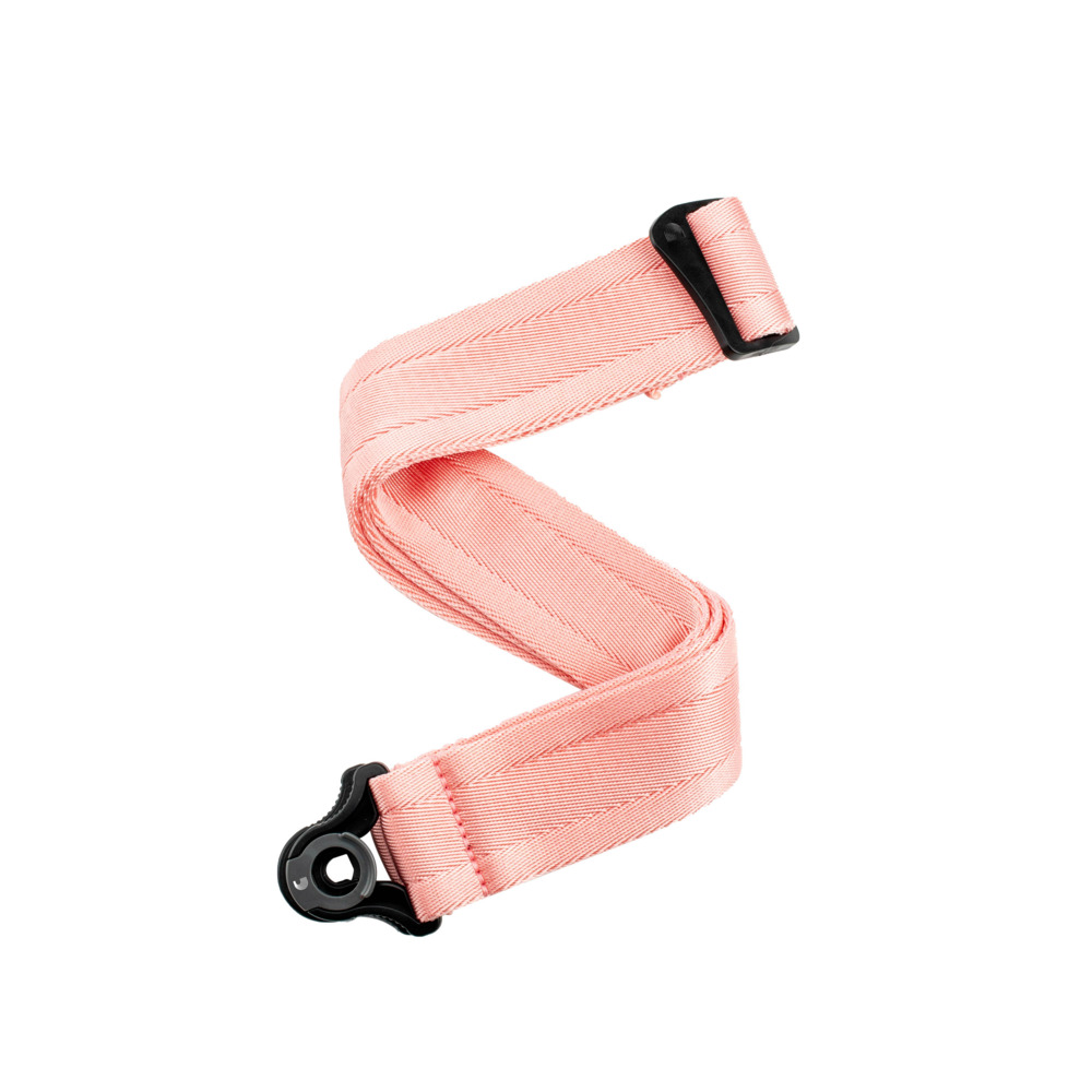 D'Addario Auto Lock Strap - New Rose