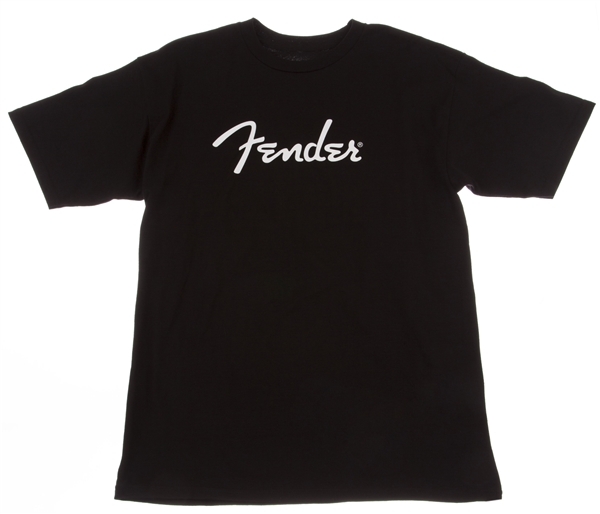 Fender Spaghetti Logo Tee Black - X-Large