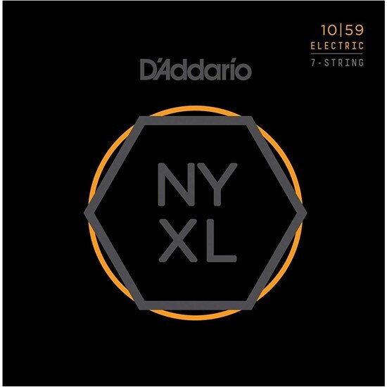 D'Addario Electric Guitar String Set 10/59 7 String