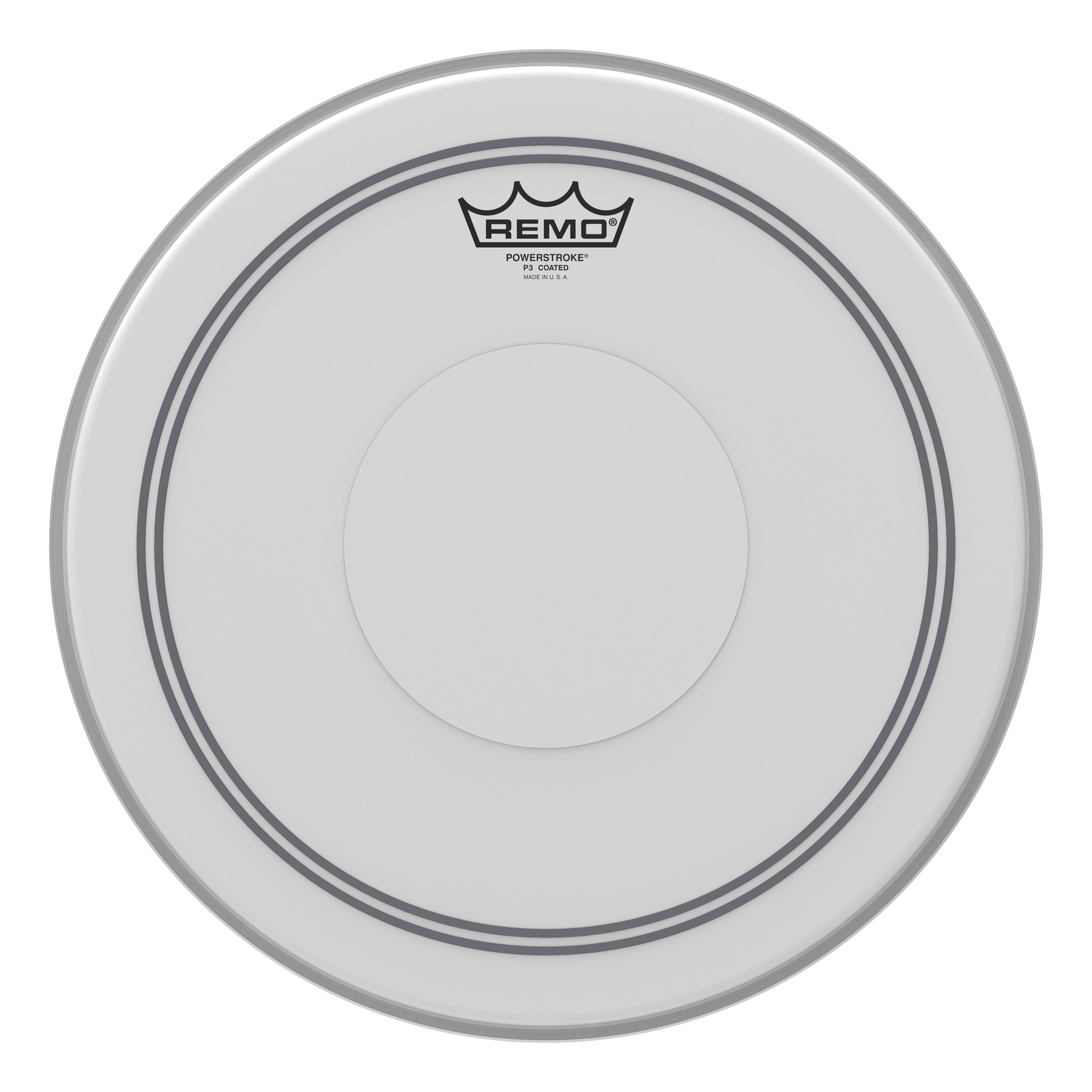 Powerstroke® P3 Coated Drumhead - Top Clear Dot, 14"