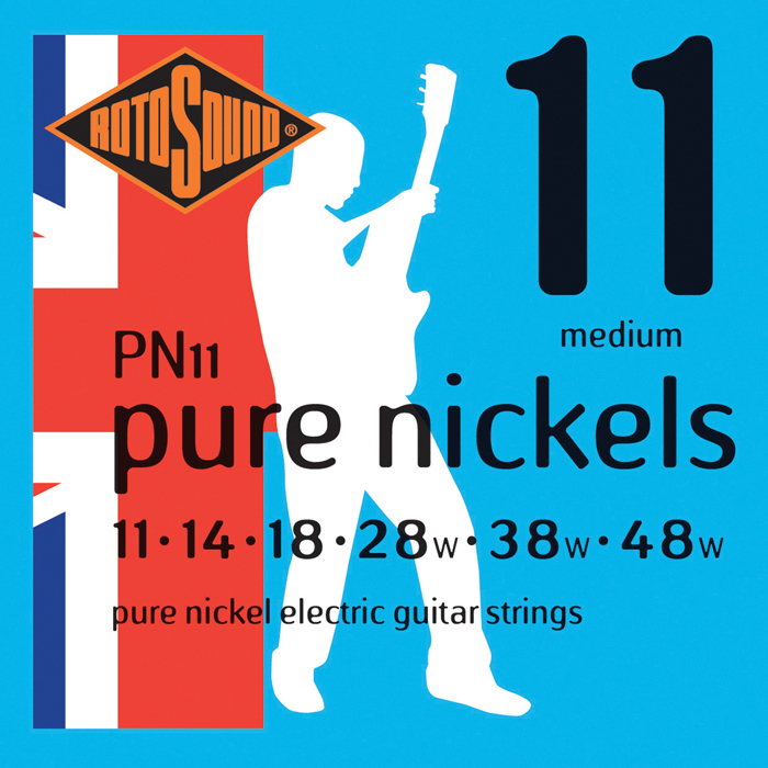 Rotosound Pn11 Pure Nickels Electric String Set 11- 48